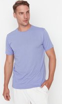 Trendyol TMNSS22TS0271 Volwassenen Mannen T-shirt single - Lila - L