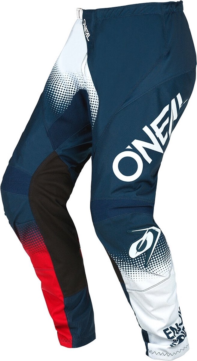O'NEAL Element Racewear V.22 Blauw Wit Rood Motocross Broek - Broek