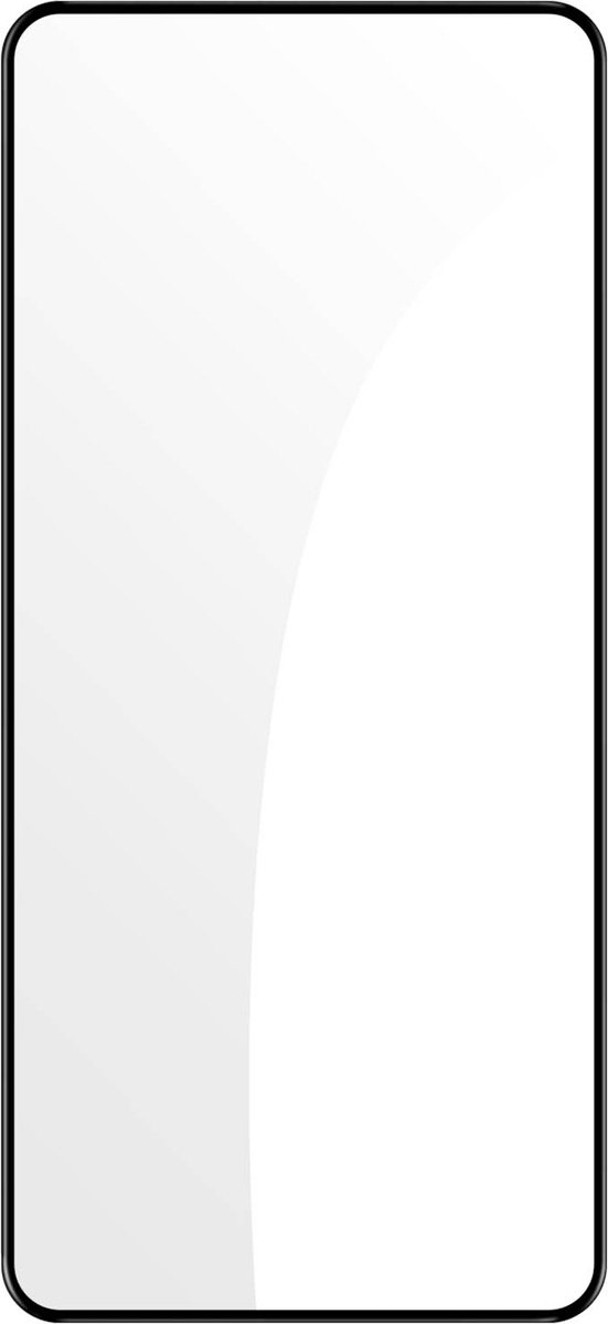Gehard glas Geschikt voor Samsung S23 Plus 100% hechting Afgeschuind Shockproof Zwart