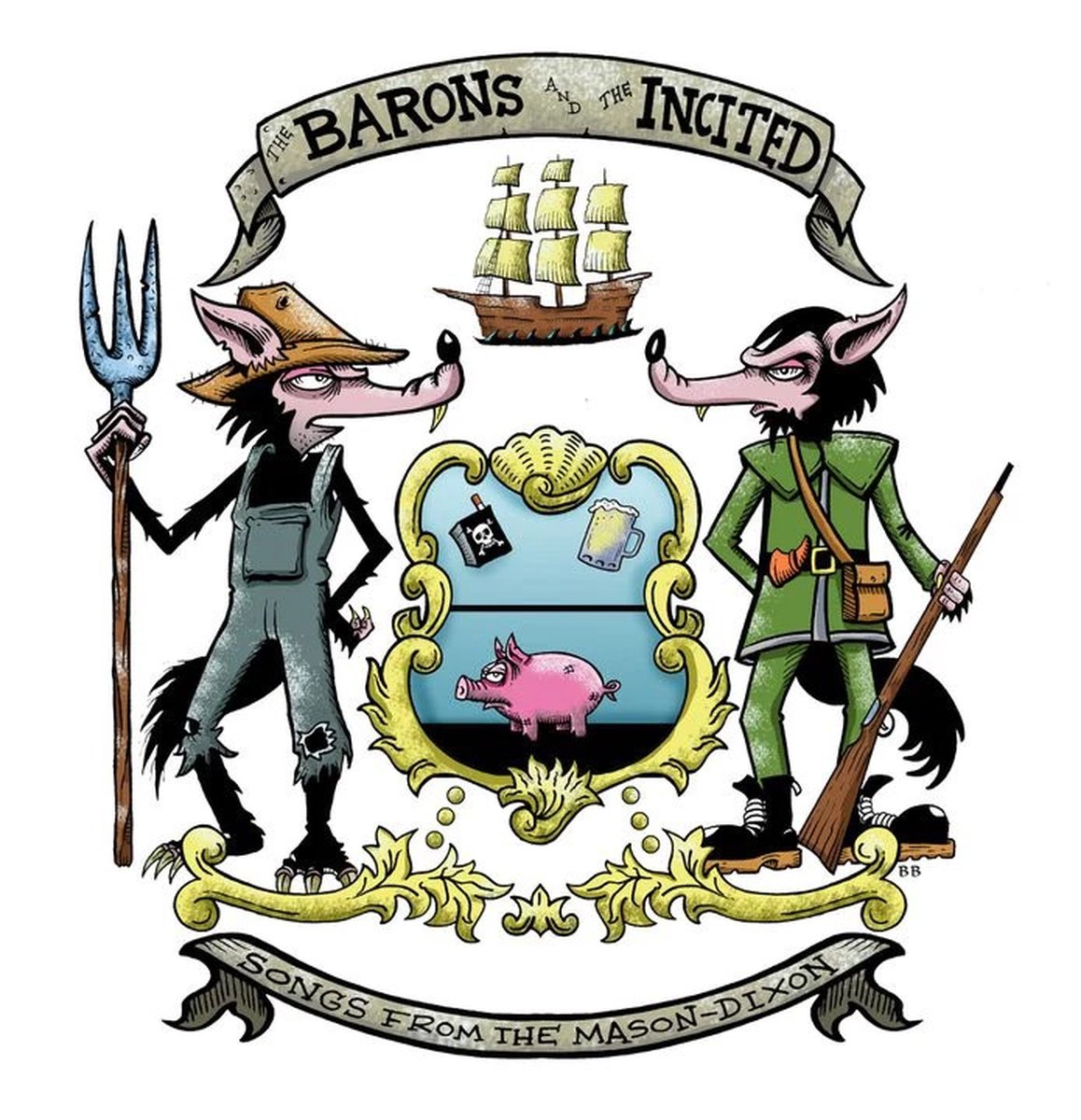 Barons & The Incited - Songs From The Mason Dixon (CD)