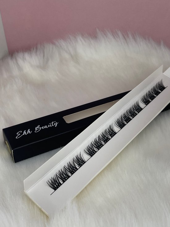 Foto: Ehh beauty diy lashes wimper stukjes 12mm 25x herbruikbaar perfect voor wimperverlenging en volume