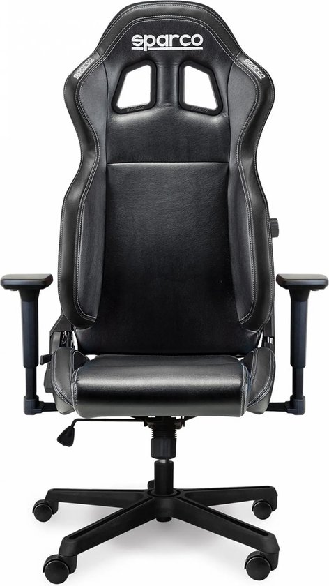 Sparco ICON SKY Racing Series Gaming/Office Bureaustoel - Zwart/Zwart - Optimaal comfort voor gamers en professionals