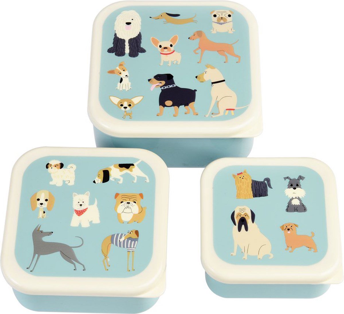 MyDogGifts - Honden Bewaardoosjes voor Kinderen - Multifunctioneel - Set van 3 Verschillende Maten