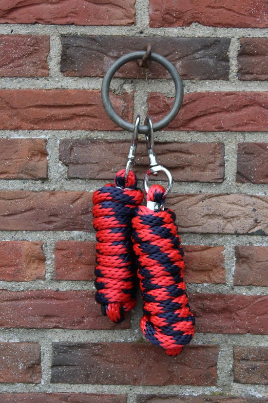 MHS Halstertouw Double Plus normal clip 2 M Paars / Grijs