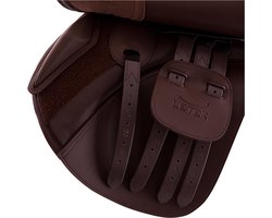 Tekna veelzijdigheidszadel LeTek S-Line Quik-Change 17.5 inch/MW Bruin