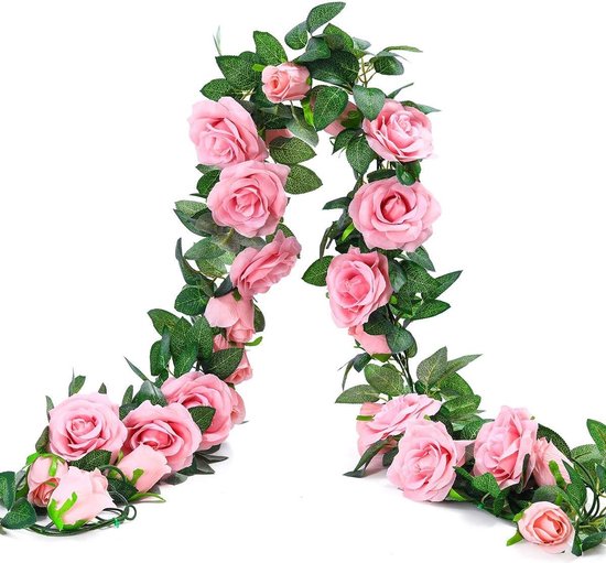 Aiareozy 3 stuks rozen-slinger, bloemenkrans, bruiloft