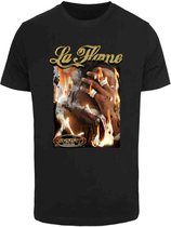 Mister Tee - La Flame Heren T-shirt - XXL - Zwart