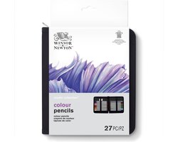 Winsor & Newton Studio Collection Etui 24 Kleurpotloden + 2 Grafietpotloden + Vinylgum
