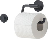 Tiger Urban - Toiletrolhouder zonder klep (1x) - inclusief Handdoekhaak klein (1x) - Zwart