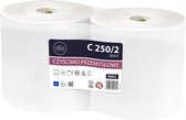 ELLIS Ecoline - Duurzaam, tweelaags cellulose doekje, papieren handdoek / 2 rollen