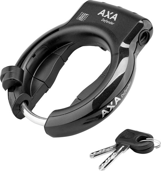 AXA Defender – ART 2 sterren keurmerk - Frameslot - Met plug-in mogelijkheid - Zwart - Axa