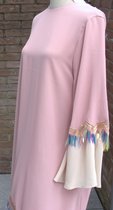Damesmode Tuniek - Maat 38 - Kleur Lichtroze - Feestkleding - Hijab Kleiding - Outlet