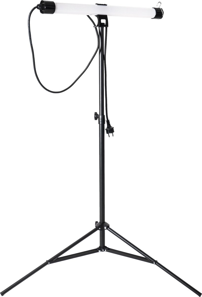 ProWork LED Bouwlamp 1500 op statief - In hoogte verstelbaar - Draaibaar - 120 cm