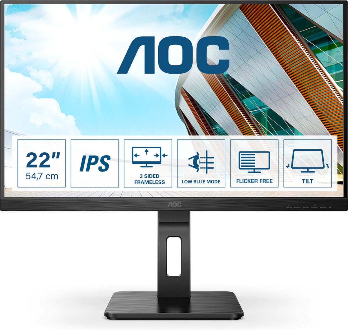 Monitor AOC 22P2Q LED 21,5