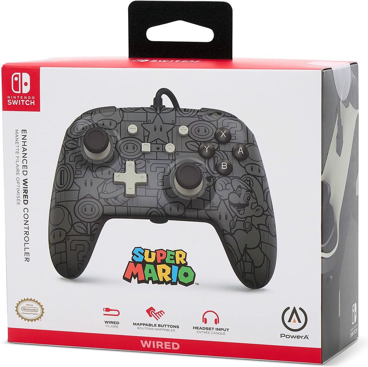 Wired Controller - Power Up Mario (geschikt voor Nintendo Switch) – foto 8