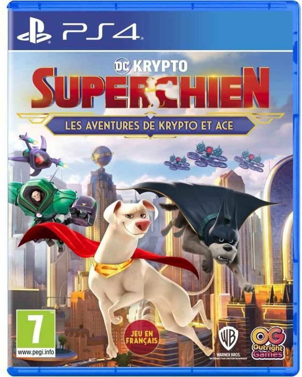 PlayStation 4 Video Game Bandai DC Krypto Super-Dog: Adventures of Krypto and Ace