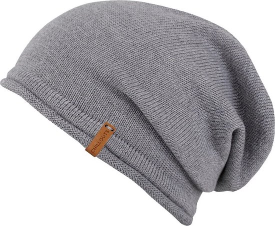 Chillouts beanie muts Leicester met logo grey in one size