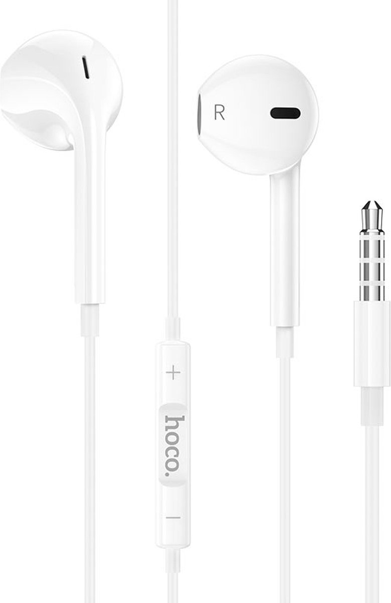 Hoco M1 In-Ear Headset met Microfoon Wit