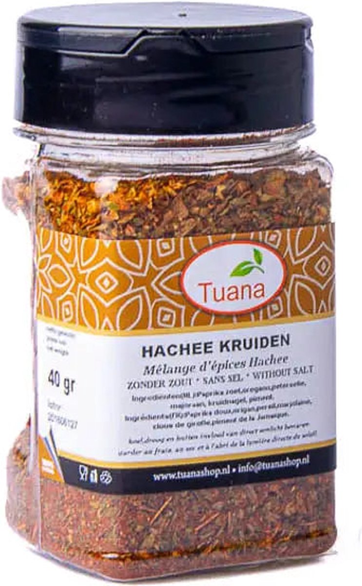 Goedkoopste Tuana Kruiden - Hachee Kruiden - Strooibus 70 Gram - Kruiden Zonder Zout - MP-H-0001