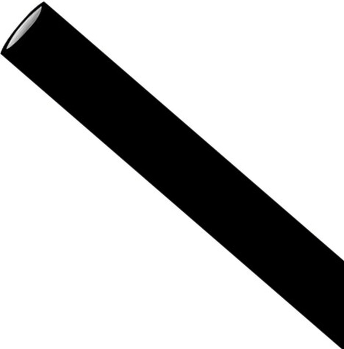 Zwarte papieren rietjes, 6 mm doorsnede en 20 cm lang | Inhoud: 5000 stuks