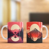 Mug Mt Fuji - Japon - Tokyo - JapanTrip - JapaneseCulture - MtFuji - Shinto - Samurai - Temples - Anime - Gift - Present