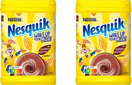 Foto: Nesquik instant cacao poeder 2x1 kilo voordeelverpakking warme chocolademelk chocolade