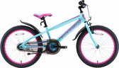 Bikestar 20 inch Urban Jungle kinderfiets, paars / turquoise