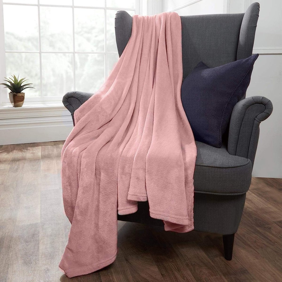 Zachte Deken Voor Bank FLANELLEN DEKEN - LUXE XL PLAID VOOR OP DE BANK - PLAID - 200 X 220 CM Gezinsdeken Wasmachine Bestendig