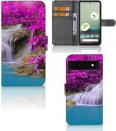 Wallet Bookcase Google Pixel 6A Telefoonhoesje Waterval