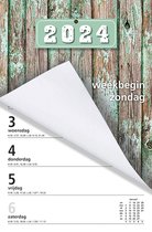 MGPcards - Weekblok (met Wire-O binding) 2024 - Week begint op Zondag - Planken