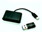 CVD® High Quality SD Kaartlezer - All In One USB 3.0 en USB C Geheugenkaartlezer - SD/TF/USB 3.0 Cardreader - Inclusief Converter
