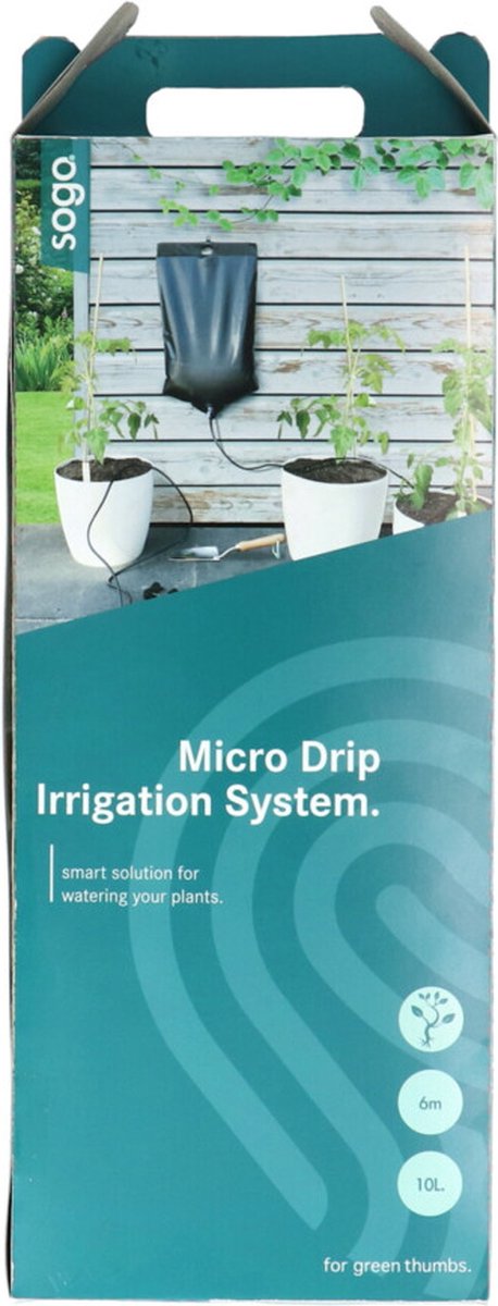 SOGO Micro Water Irrigatiesysteem Set Druppel Systeem 6 m -