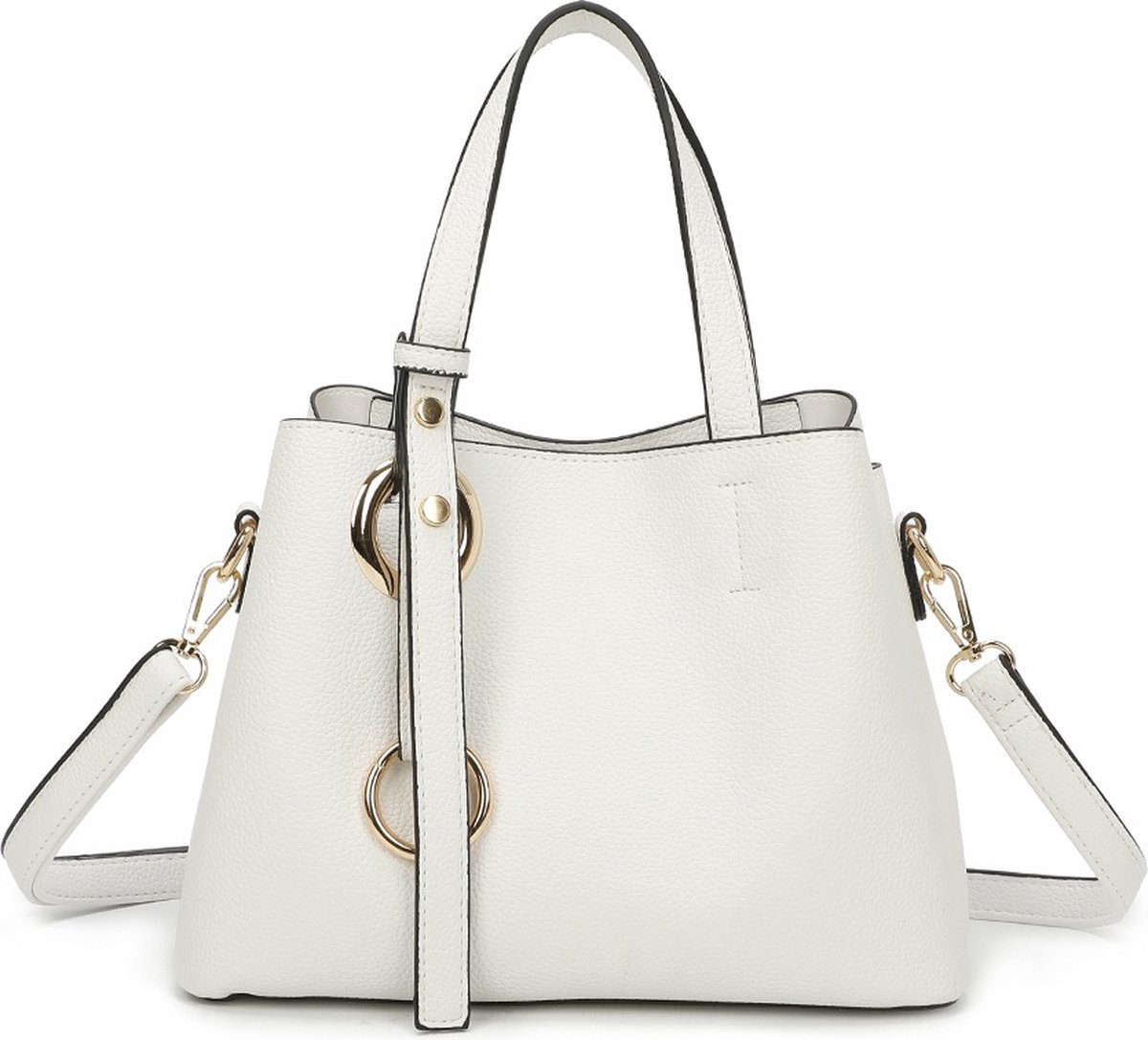 Gallantry - Handtas - Schooltas - Schoudertas - Crossbody - Werktas - Dames Tas - Tassen - Wit