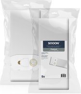 SQOON® - Stofzuigerzakken geschikt voor Festool CT / CTL / MINI / MIDI (voor 2019) - 5 stuks