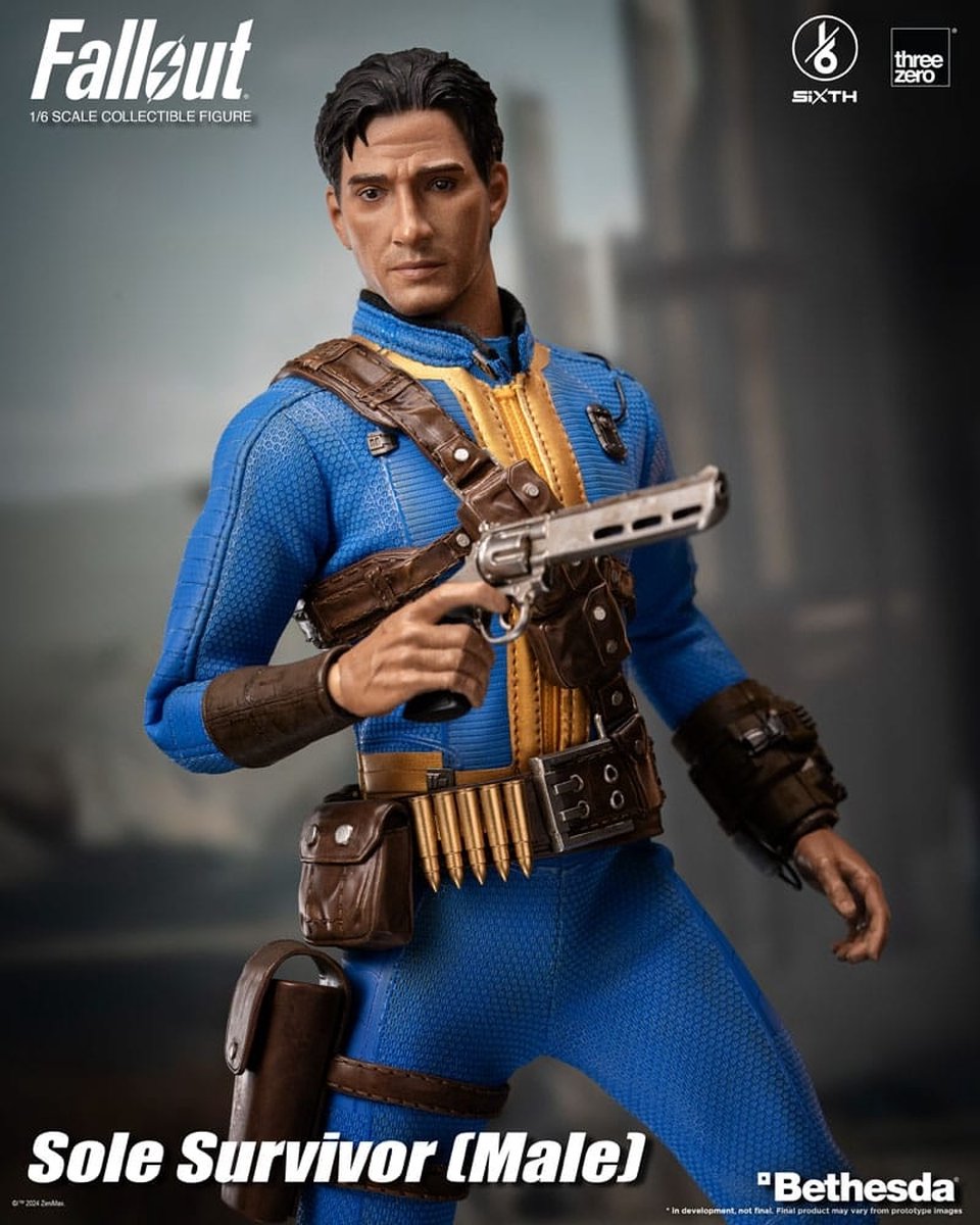 ThreeZero Fallout FigZero Action Figure 1/6 Sole Survivor (Male) 31 cm Action Figuur