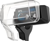 kwmobile elektrische fiets displaycover geschikt voor BoschPurion 200 cover - Display en randen beschermhoesje voor gps in transparant
