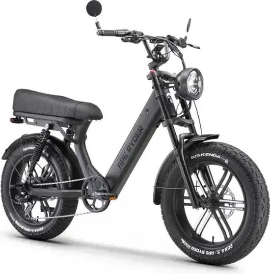 Ape Ryder MD10 PRO - 250W- Elektrische Fatbike - Zwart | Art 3 slot - Gratis gemonteerd