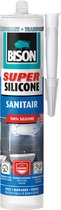 Bol.com Bison Super Silicone Sanitair Transparant Koker 300 ml waterbestendige siliconenkit langdurige kleurbescherming ongevoel... aanbieding