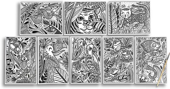 Ooly - Couleurs Cachées - Jungle Magic