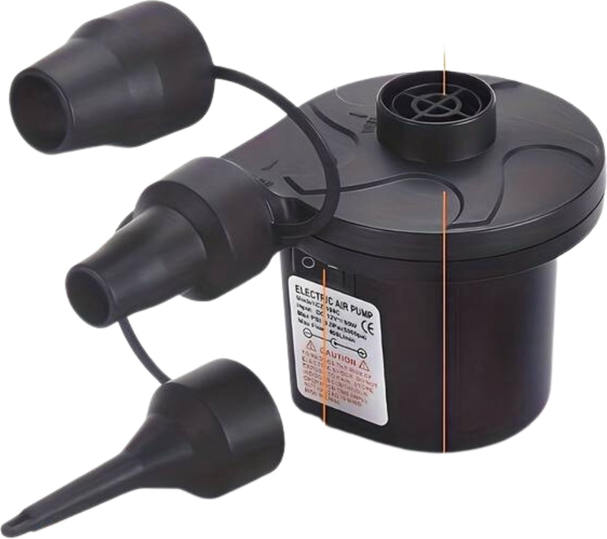 Bovista Luchtbedpomp - OpblaaspompLucht Pomp - Luchtpomp - Camping Pomp - Elektrisch - Zwart