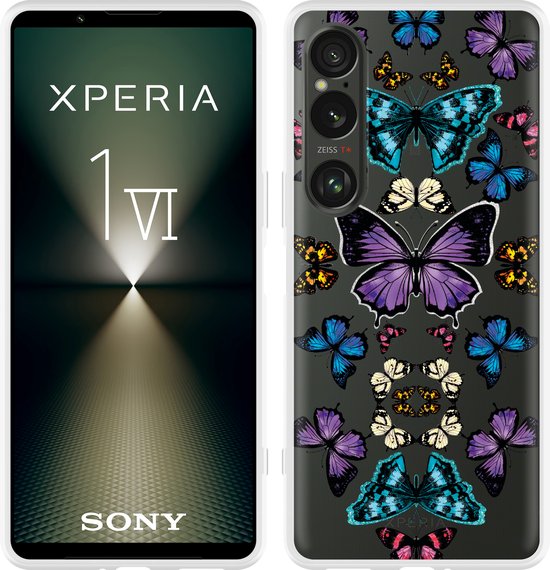 Custodia Rigida Opaca Ultrasottile Semplice Per Sony Xperia 10 5 1 III IV II XZ5 Cover Posteriore Per PC Anti-impronte - Foto 12