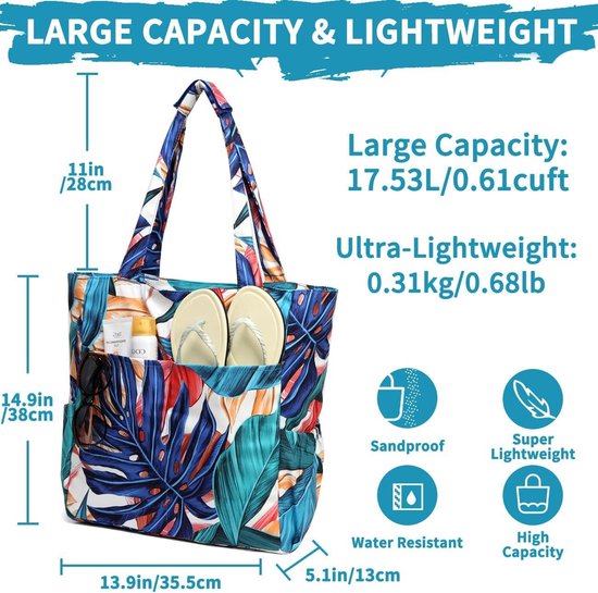Beach bag | Perfect voor strand, reis en stad | MŌSZ