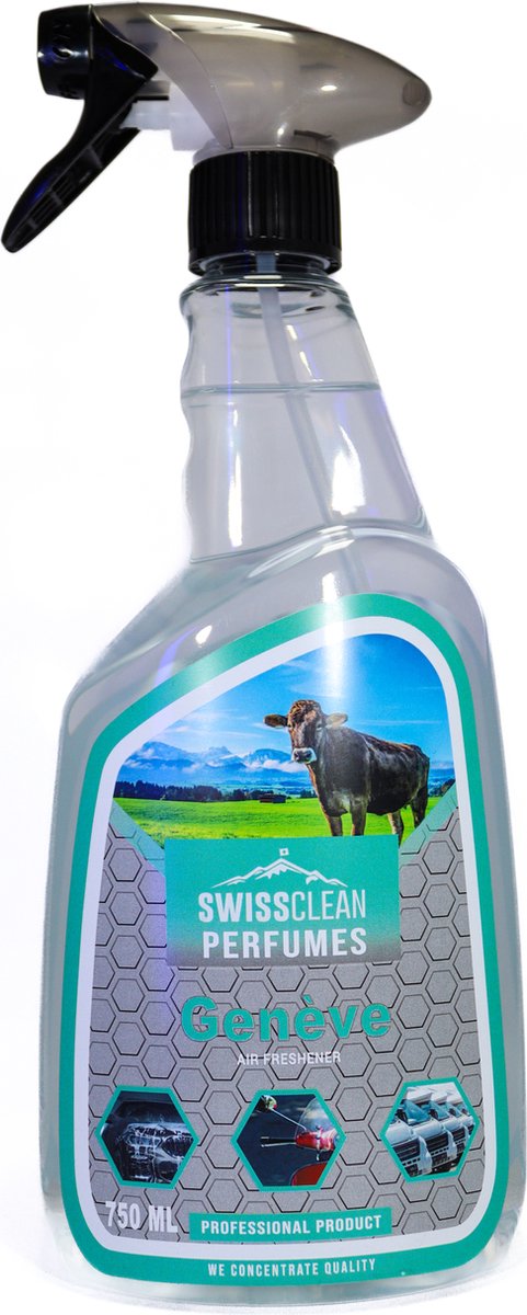 Goedkoopste Swiss Clean | Geneve | Interior parfum | Interieur parfum | Geur Zeebries | Cleaner | 750 ML