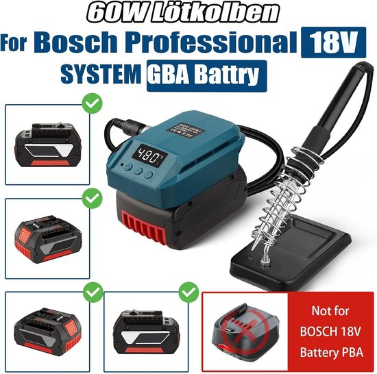 BGS 7372 Heteluchtpistool op accu | 18V | 550°C | Zonder accu