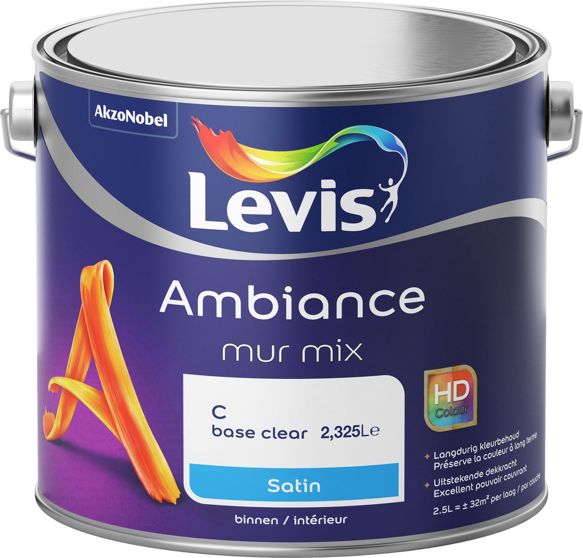 Levis Ambiance Mur Satin Mix - Spiced Terracotta - 2,5 L