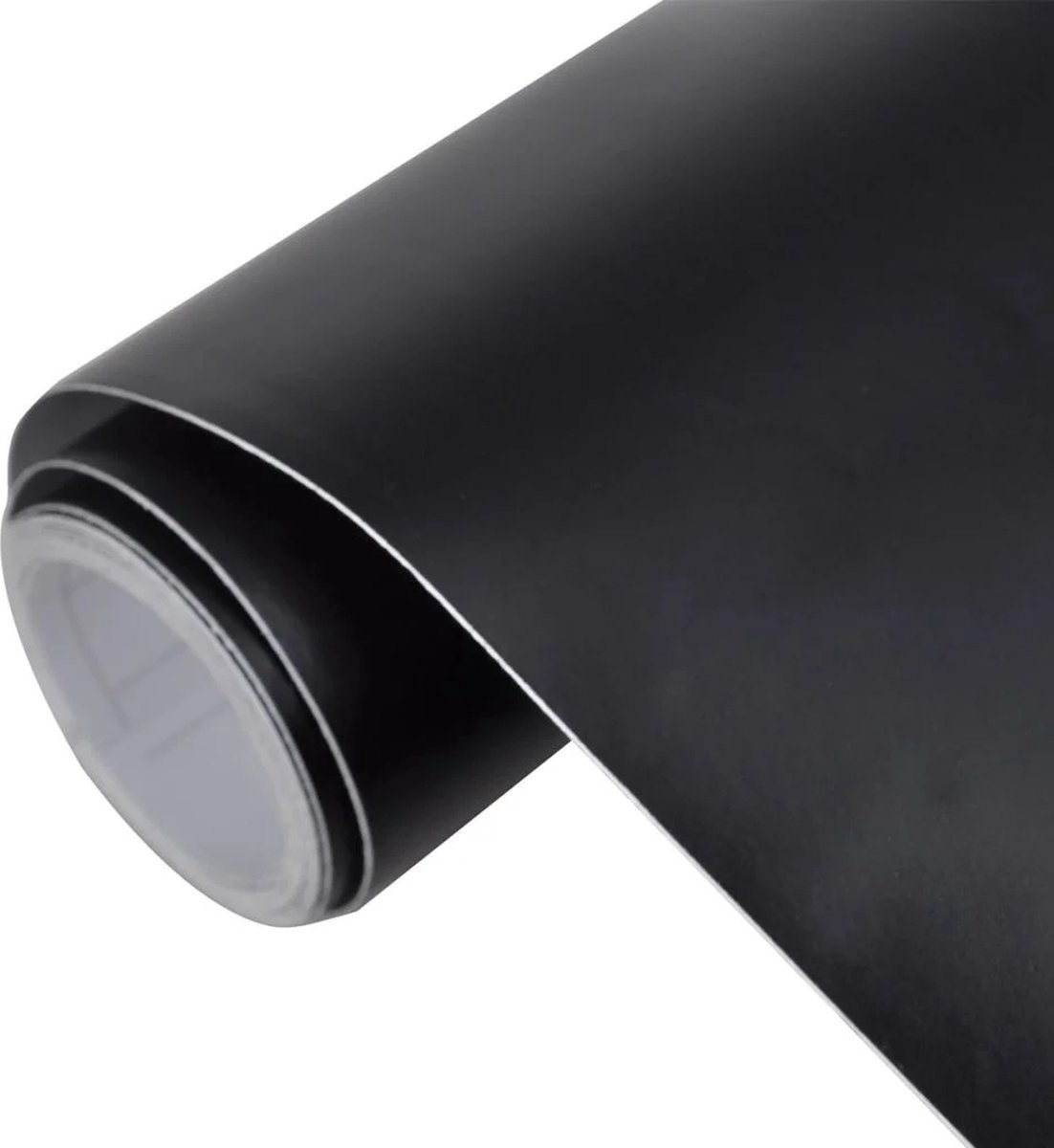 Decoratie plakfolie meubelfolie Zwart mat 67.5 cm x 2 meter zelfklevend - Decoratiefolie - Plakplastic - Raamfolie