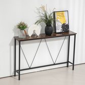 SoBuy Consoletafel, Haltafel, Bijzettafel, Sidetable, Opbergplank met 2