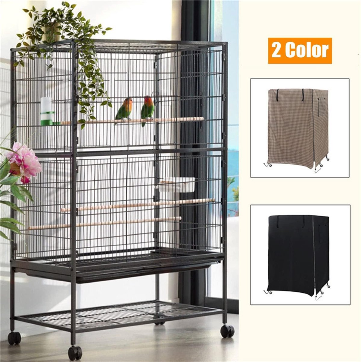 Plastic Vogelkooi Met Muur, Transparante Voor Kleine Huisdieren, Aan De Muur Gemonteerde Voeder Buiten Adsorptie Vogelvoeder~p129999135 Plastic Vogelkooi Met Muur, Transparante Voor Kleine Huisdieren, Aan De Muur Gemonteerde Voeder Buiten Adsorptie Vogelvoeder~p129999135