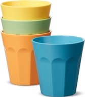 Keep It Cool! Gobelets – Set de 4 pièces (Oranje, Jaune, Vert et Blauw)