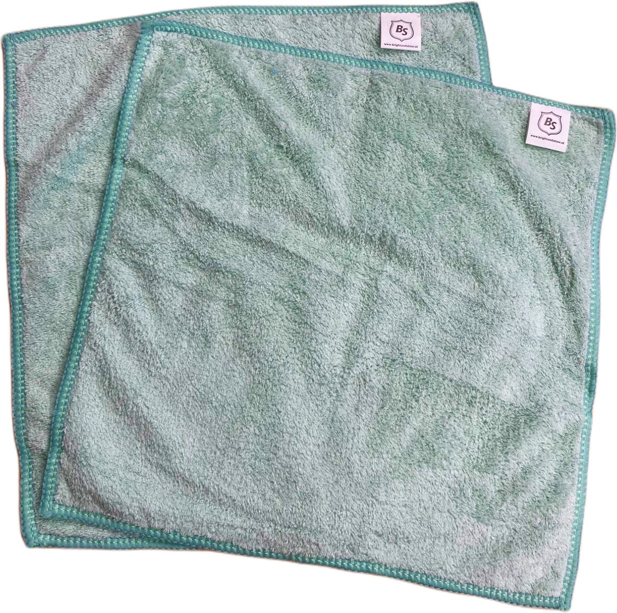 Goedkoopste 2x Nano doek 30x30 groen - Nano reiniging - brilreiniging - raamdoeken - Beste Inductie Reiniger Doek – Streeploos Schoon & Krasvrij